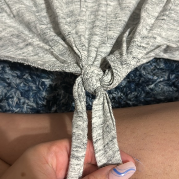 Madewell Short Sleeve Tie Shirt - Picture 3 of 4